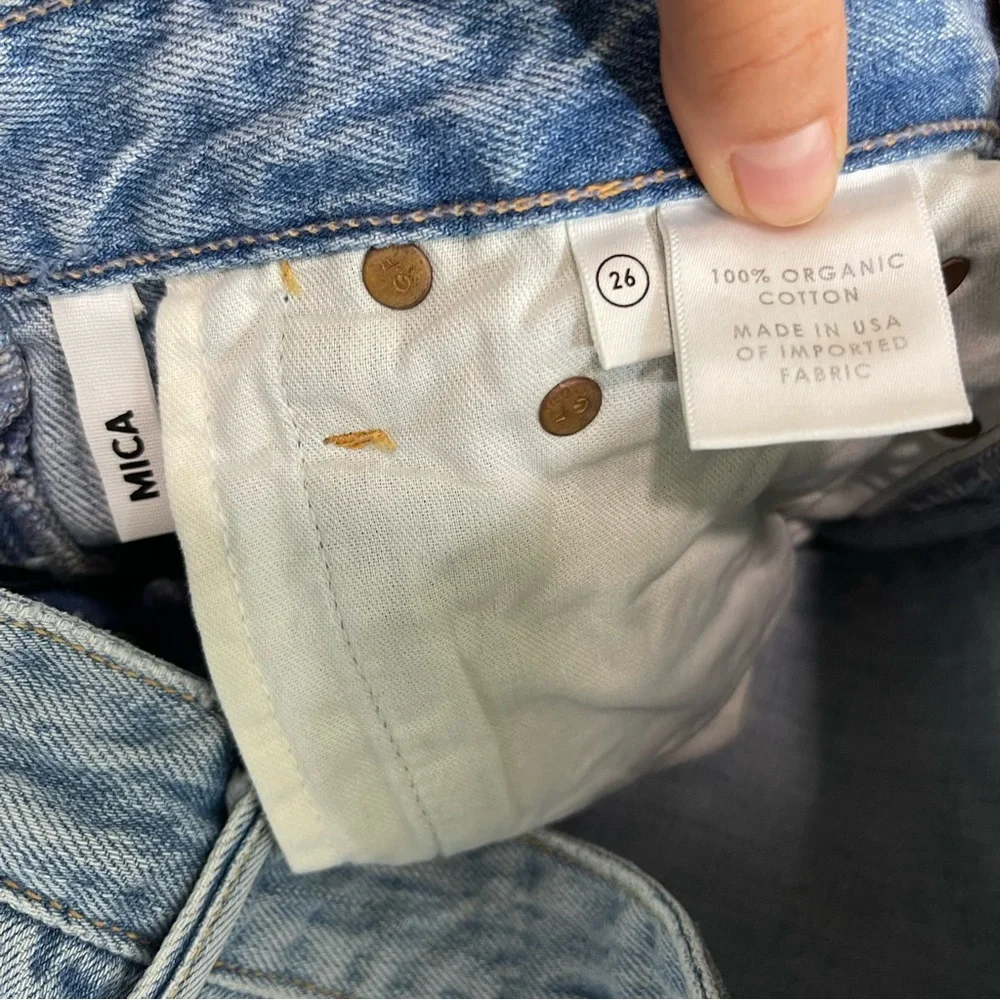 GRLFRND Mica Distressed Relaxed Tappered‎ Jeans NEW Women's Size 26 To the Limit